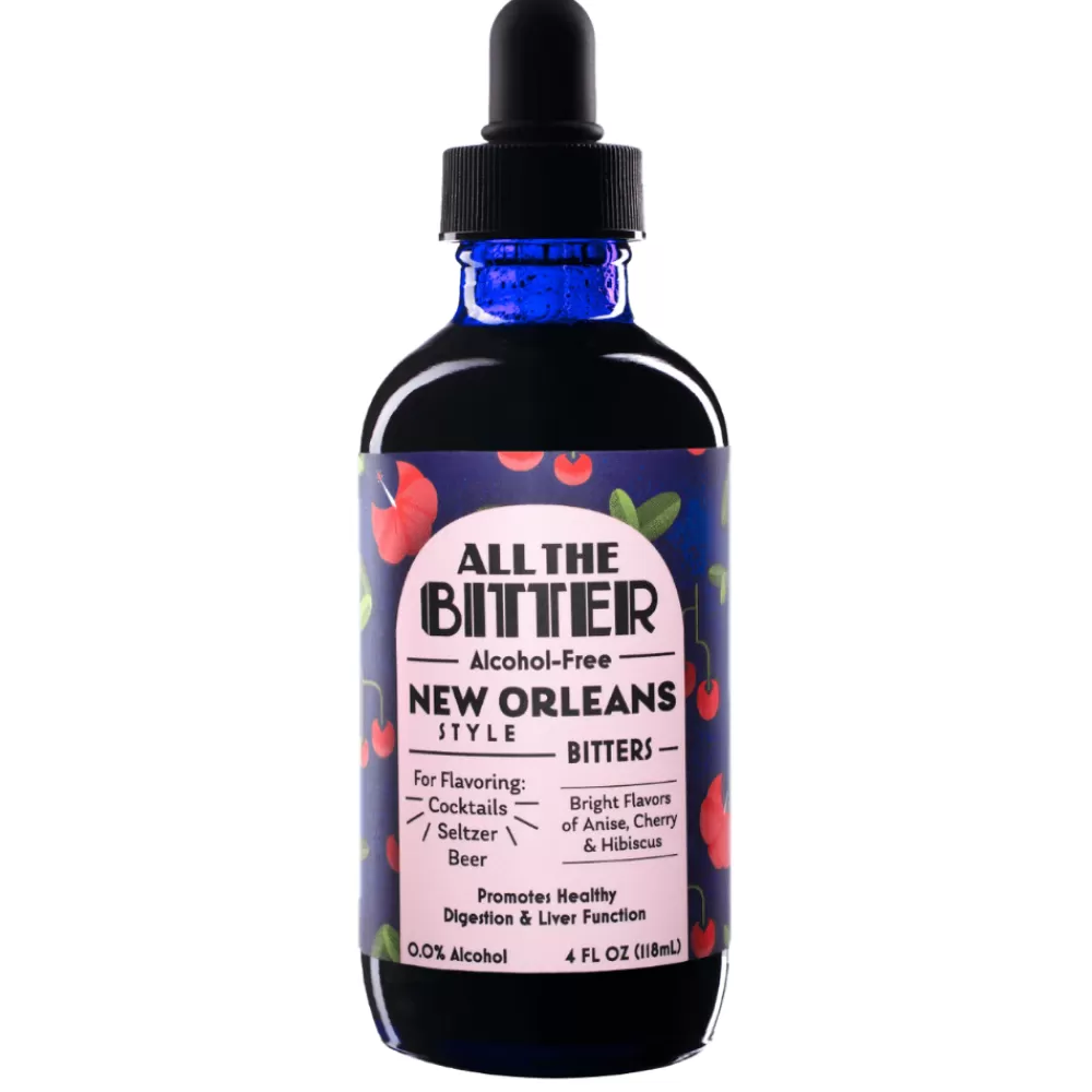 Best Sale All The Bitter New Orleans Bitters (Non-Alcoholic) Non-Alcoholic Spirits