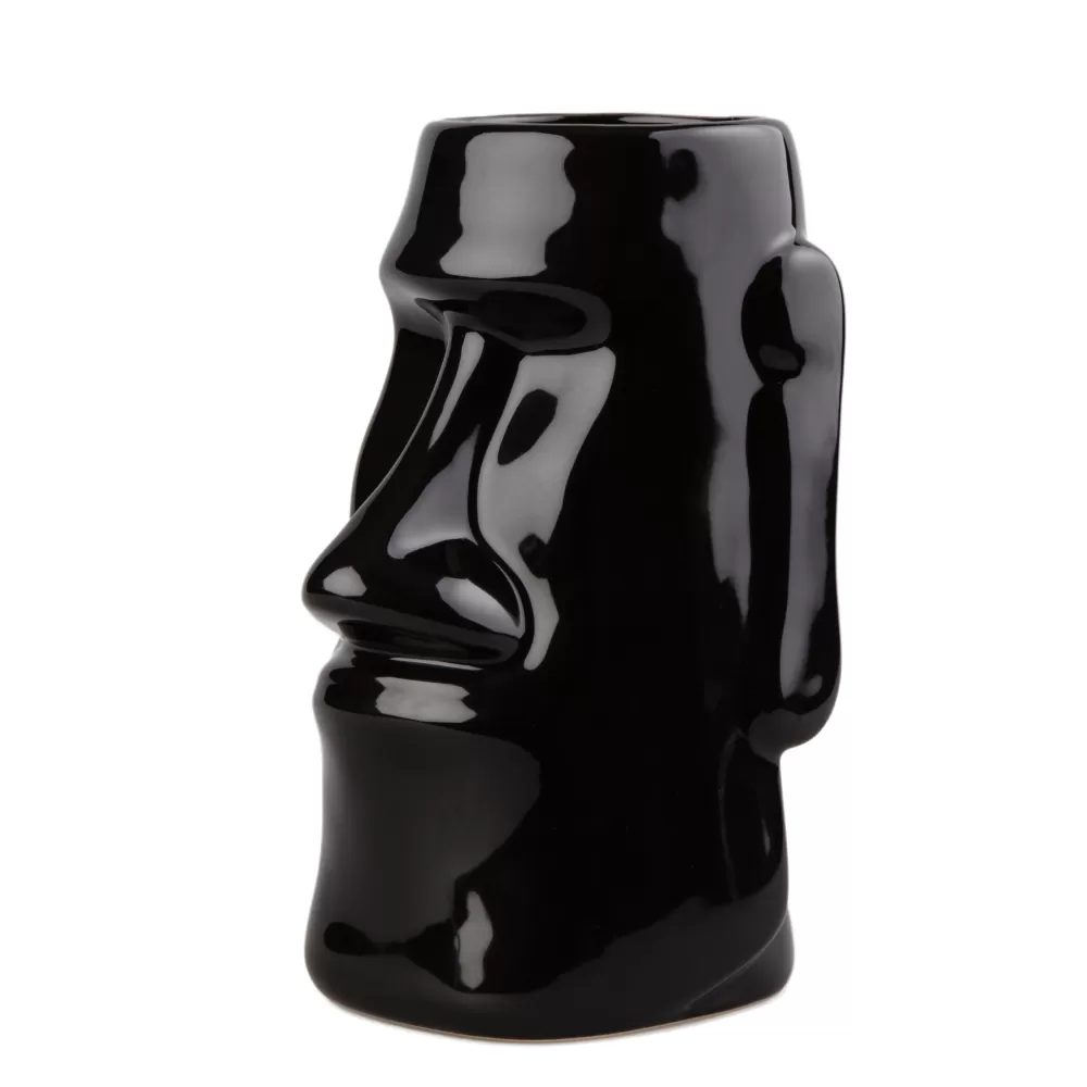 Clearance Black Easter Island Tiki Mug Tiki