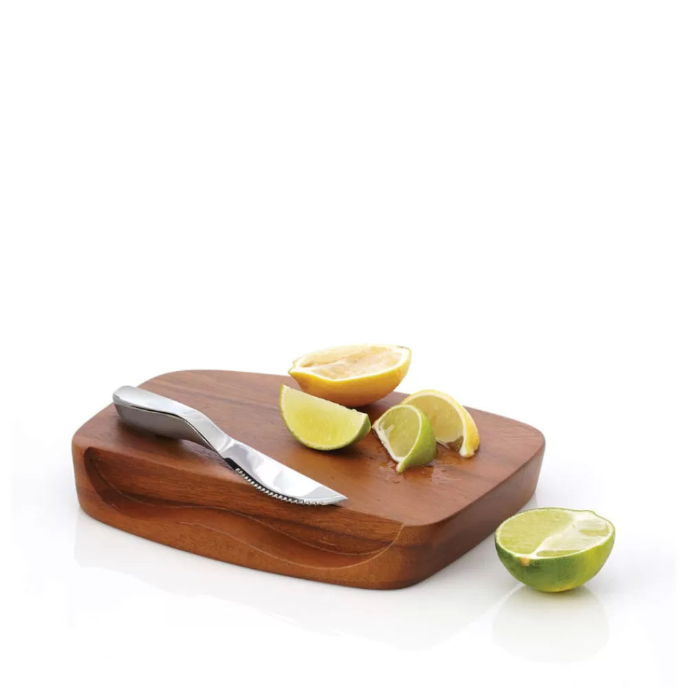 Clearance Blend Bar Board With Knife Garnishes