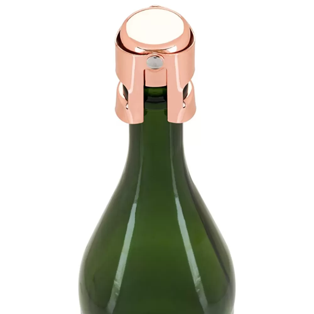 Hot Copper Champagne Stopper By Oenophilia Wine