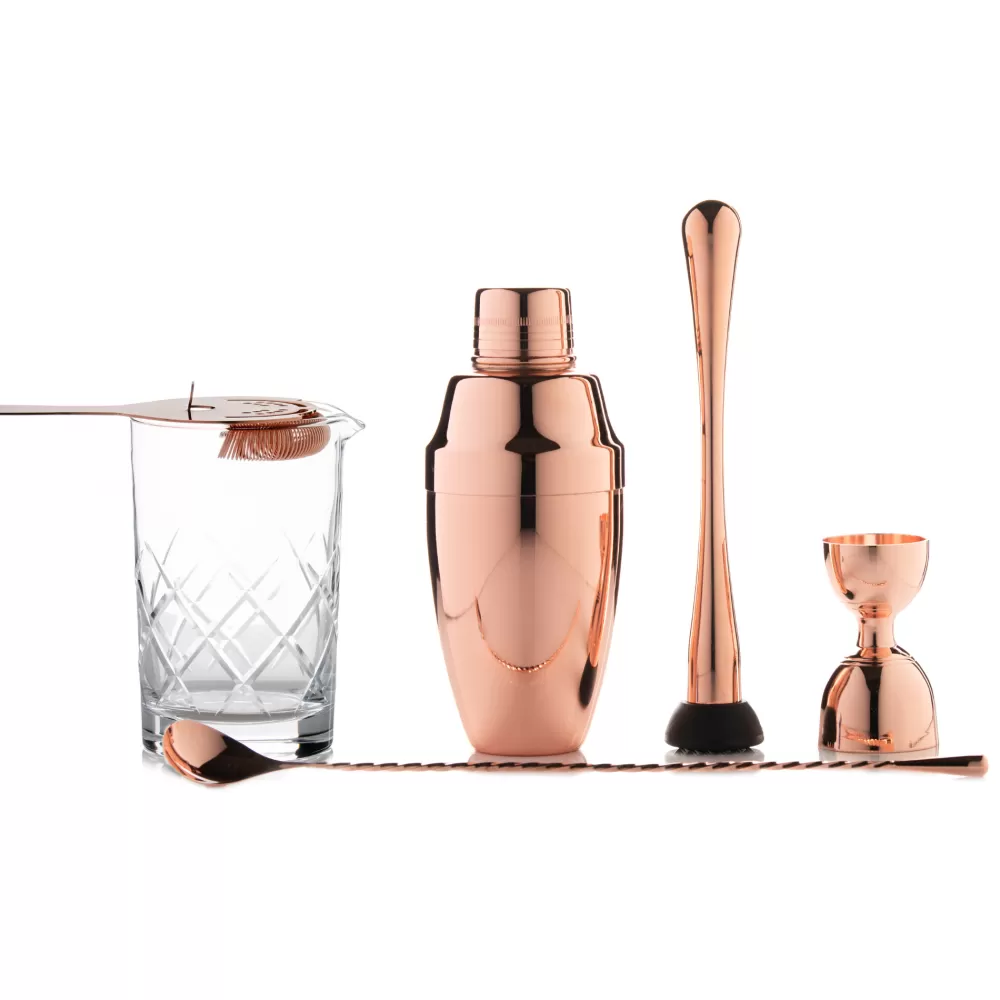 Outlet Deluxe Copper Bar Tools Set Potion House Bar Tools