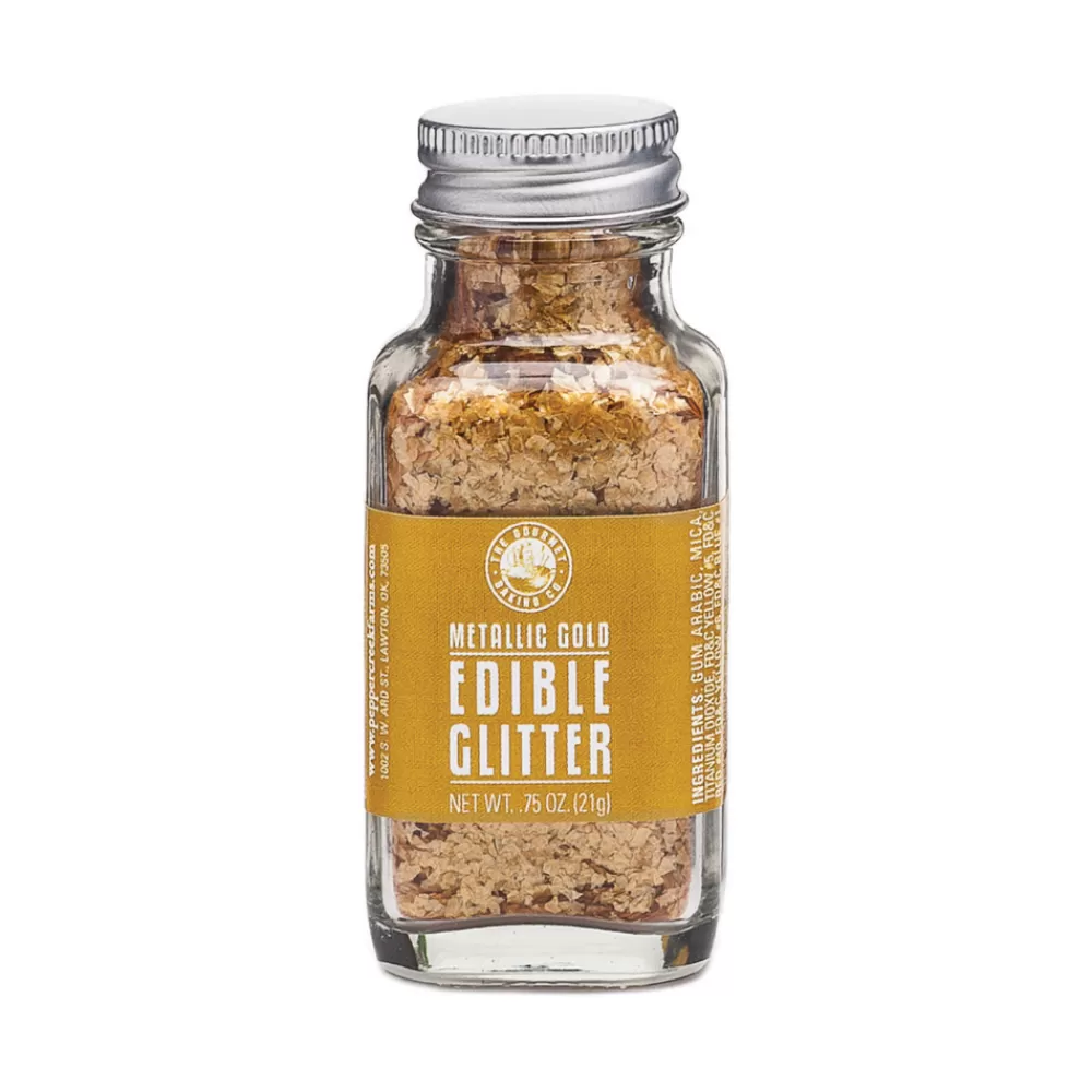 Best Edible Glitter (Metallic Gold) Rimmers & Glitter