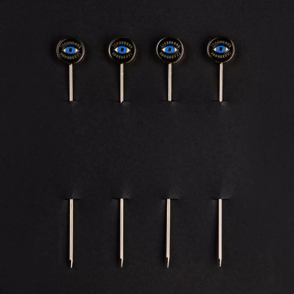 Cheap Evil Eye Cocktail Pins (Set Of 4) Cocktail Picks & Stirrers