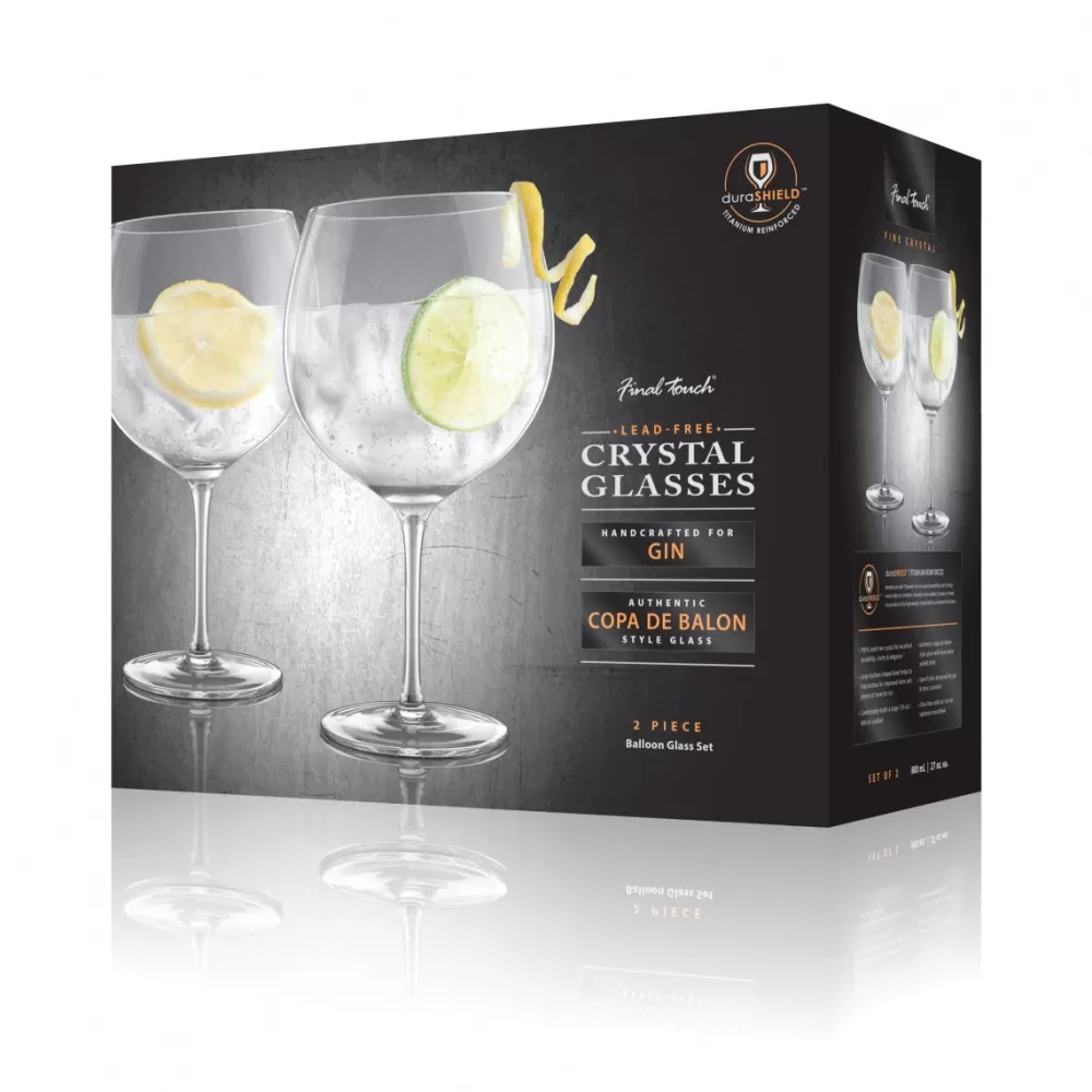 Outlet Final Touch Copa Gin & Tonic Glasses (Set Of 2) Copa Balloon