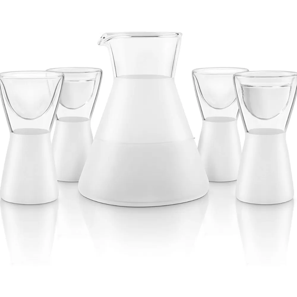 Best Sale Frosted Sake Decanter & Glasses Decanters & Pitchers