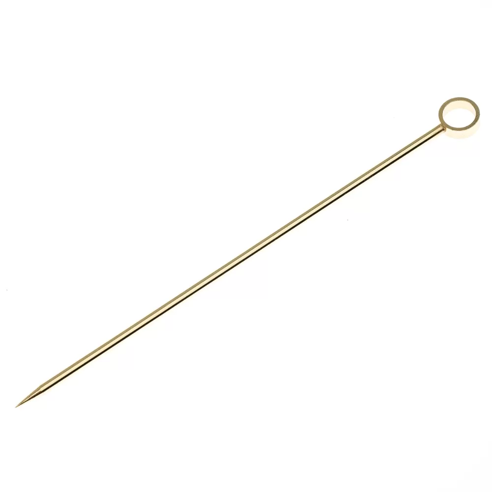 New Gold Circle Cocktail Pin Garnishes