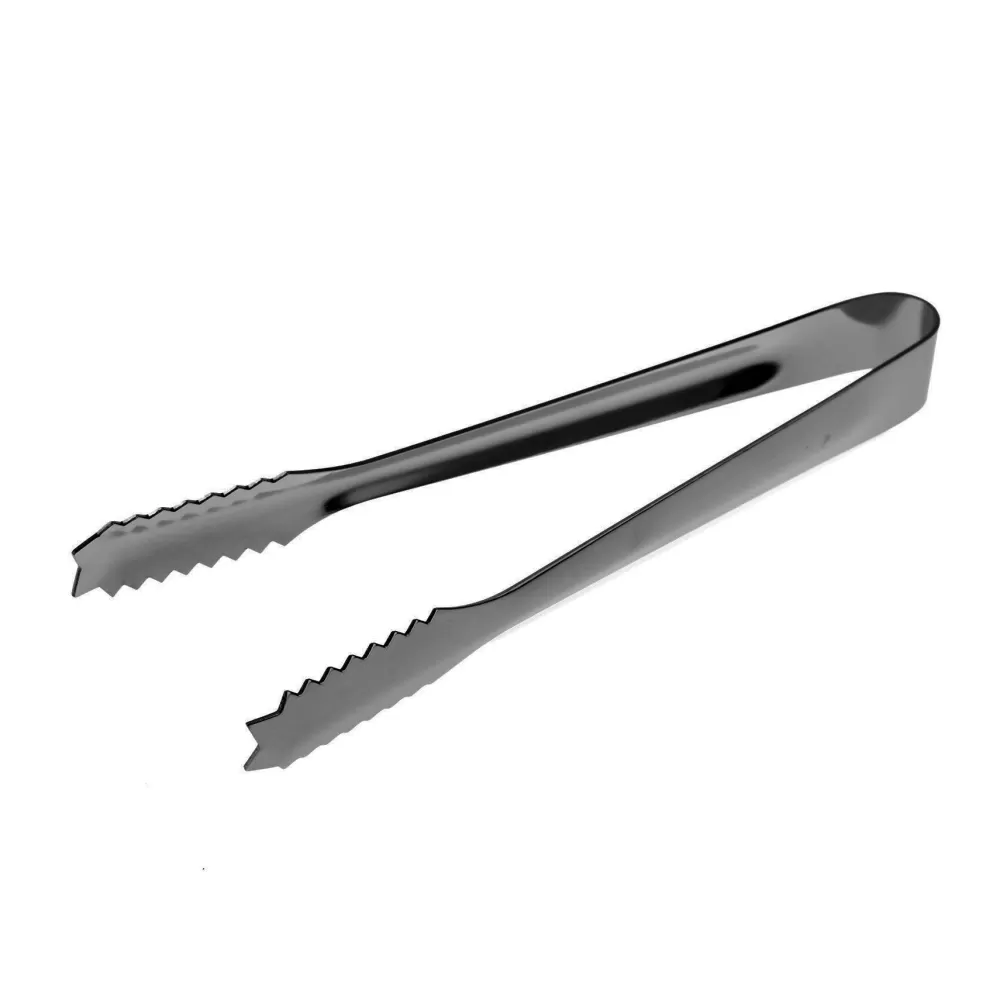 Cheap Gunmetal Serrated Ice Tongs Ice Molds + Tools