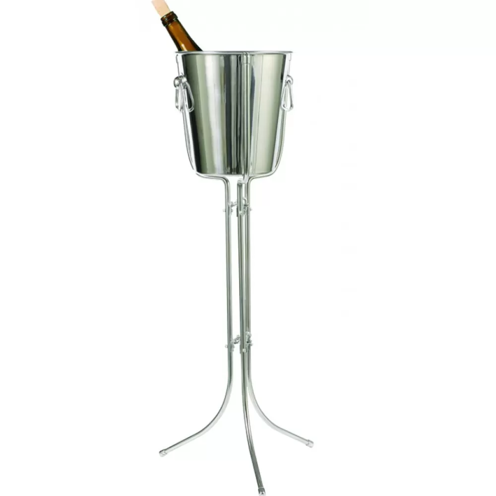 Clearance Ideal Stainless Steel Wine Bucket & Stand (2 Pieces) Wine