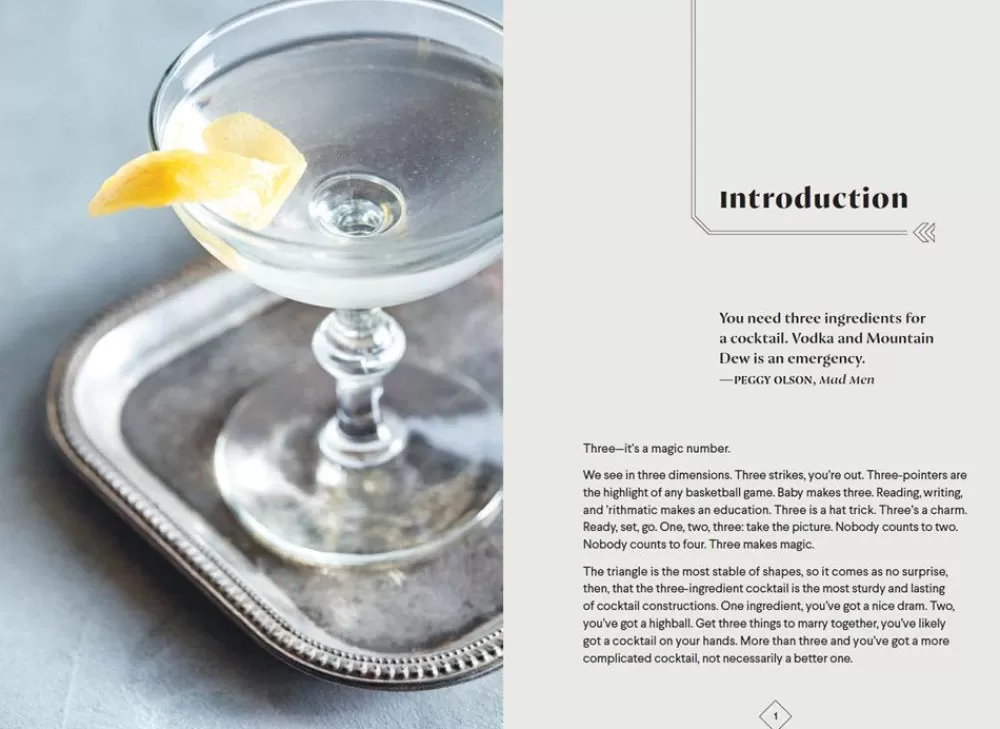 Outlet 3-Ingredient Cocktails: An Opinionated Guide To The Most Enduring Drinks In The Cocktail Canon Books
