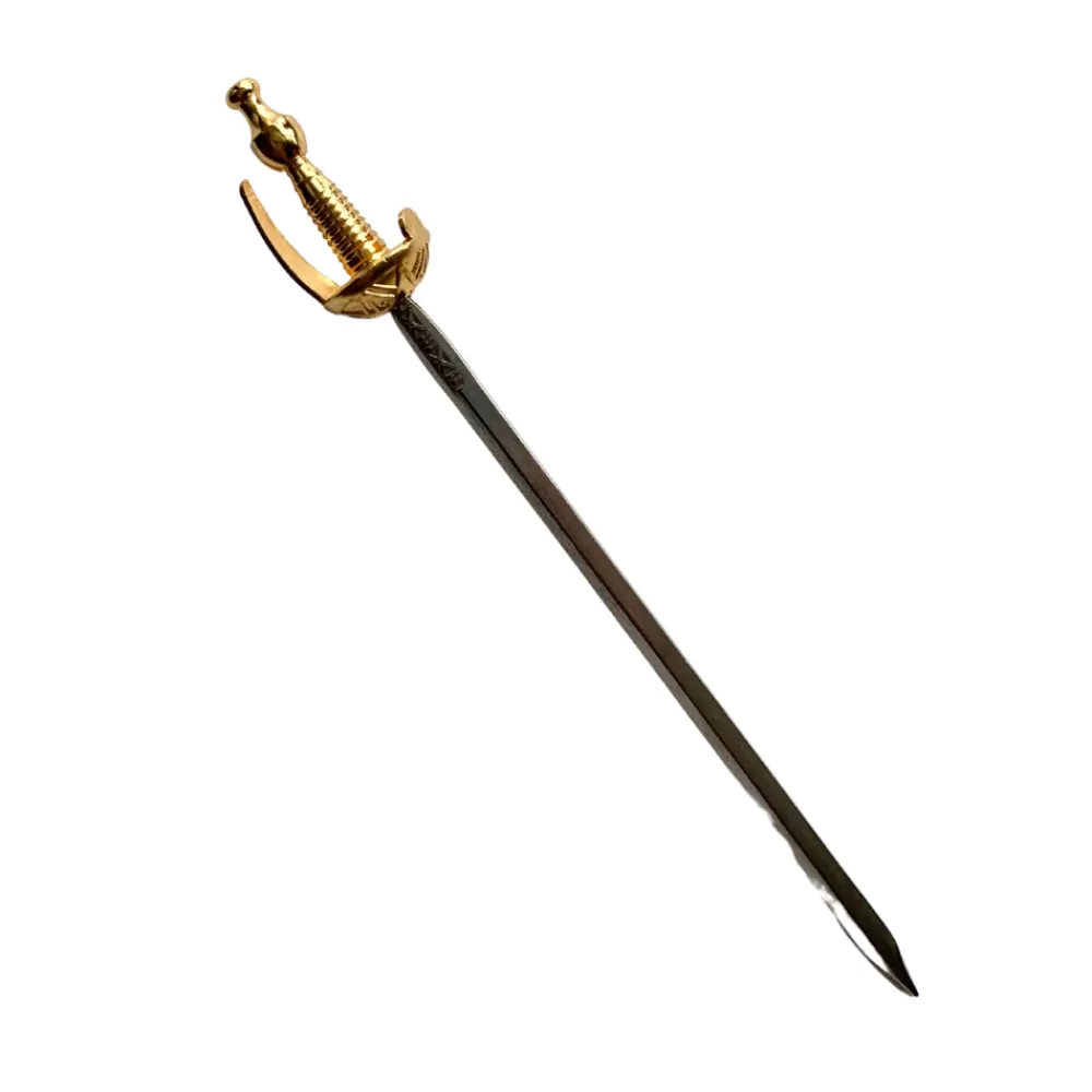 Discount 24 Kt Gold Sabre Cocktail Pin Garnishes