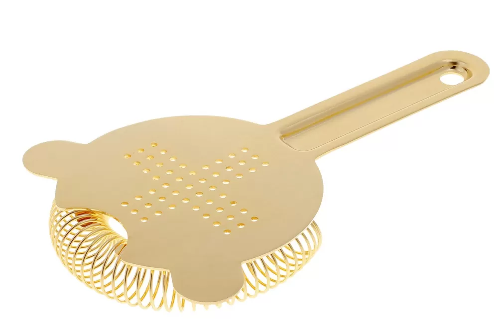 Fashion 24 Kt Gold-Plated Hawthorne Strainer Strainers