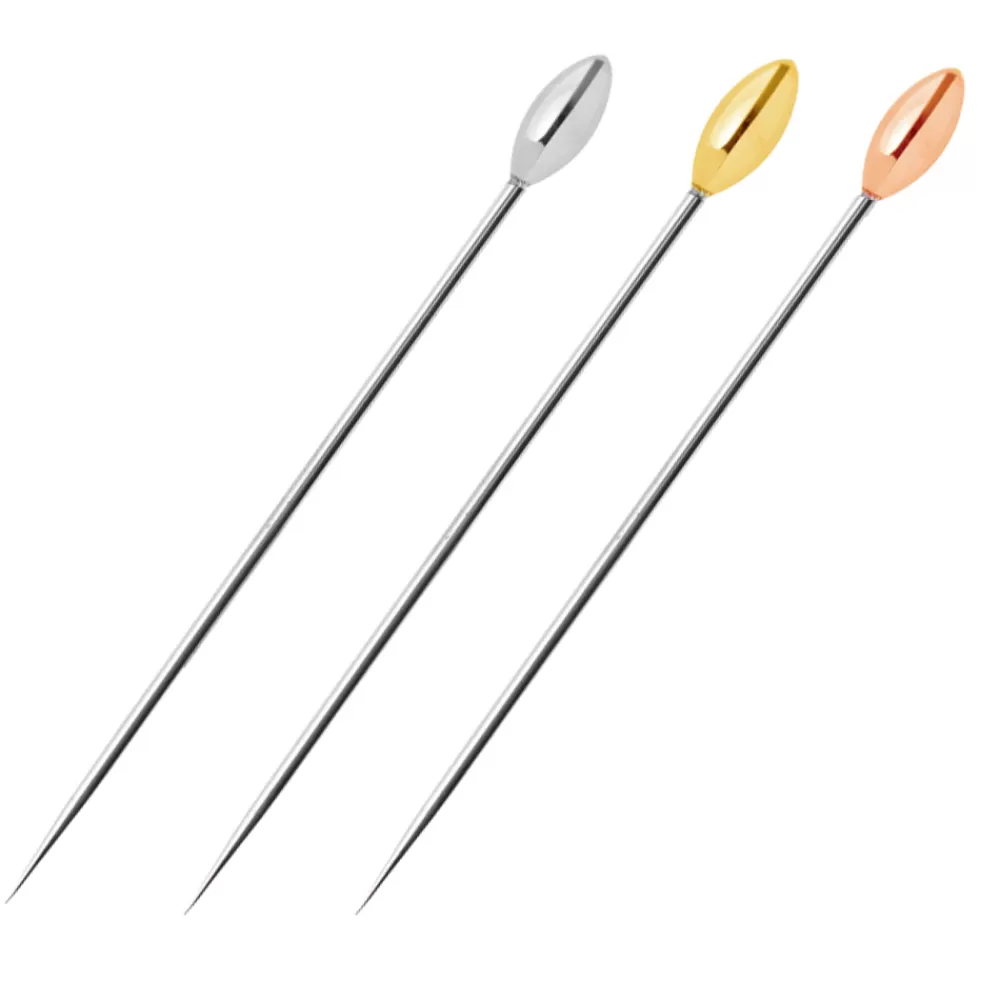 Sale Lime Cocktail Pin (In Steel, Gold, Rose Gold) Cocktail Picks & Stirrers