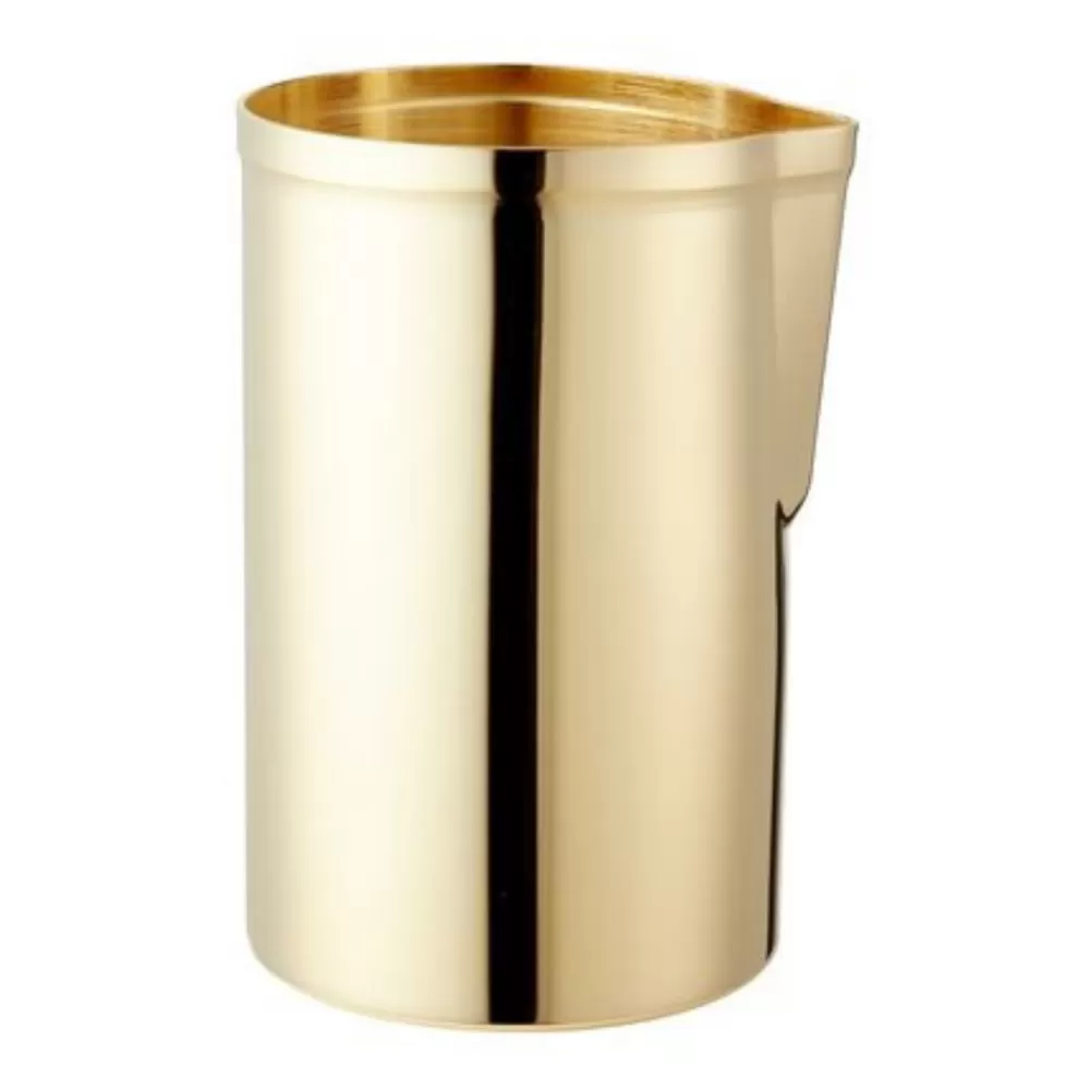 New 24 Kt Gold Mr. Slim Mixing Pitcher Japanese-Made Bar Tools