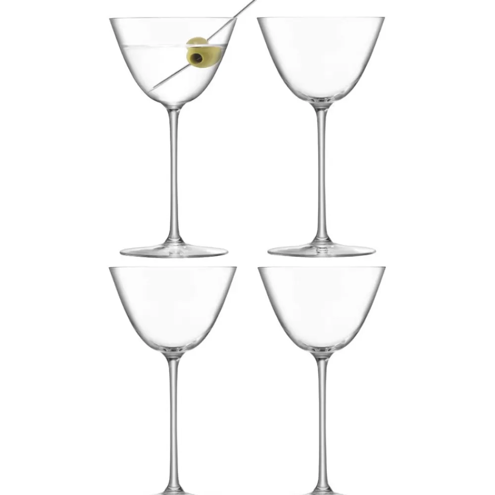 Cheap Lsa Borough Martini Glasses (Set Of 4) Martini