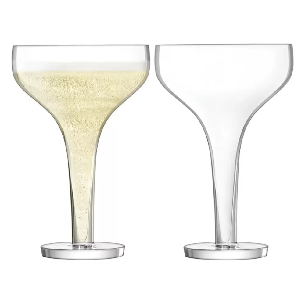 New Lsa Epoque Champagne Saucers (Set Of 2) Wine