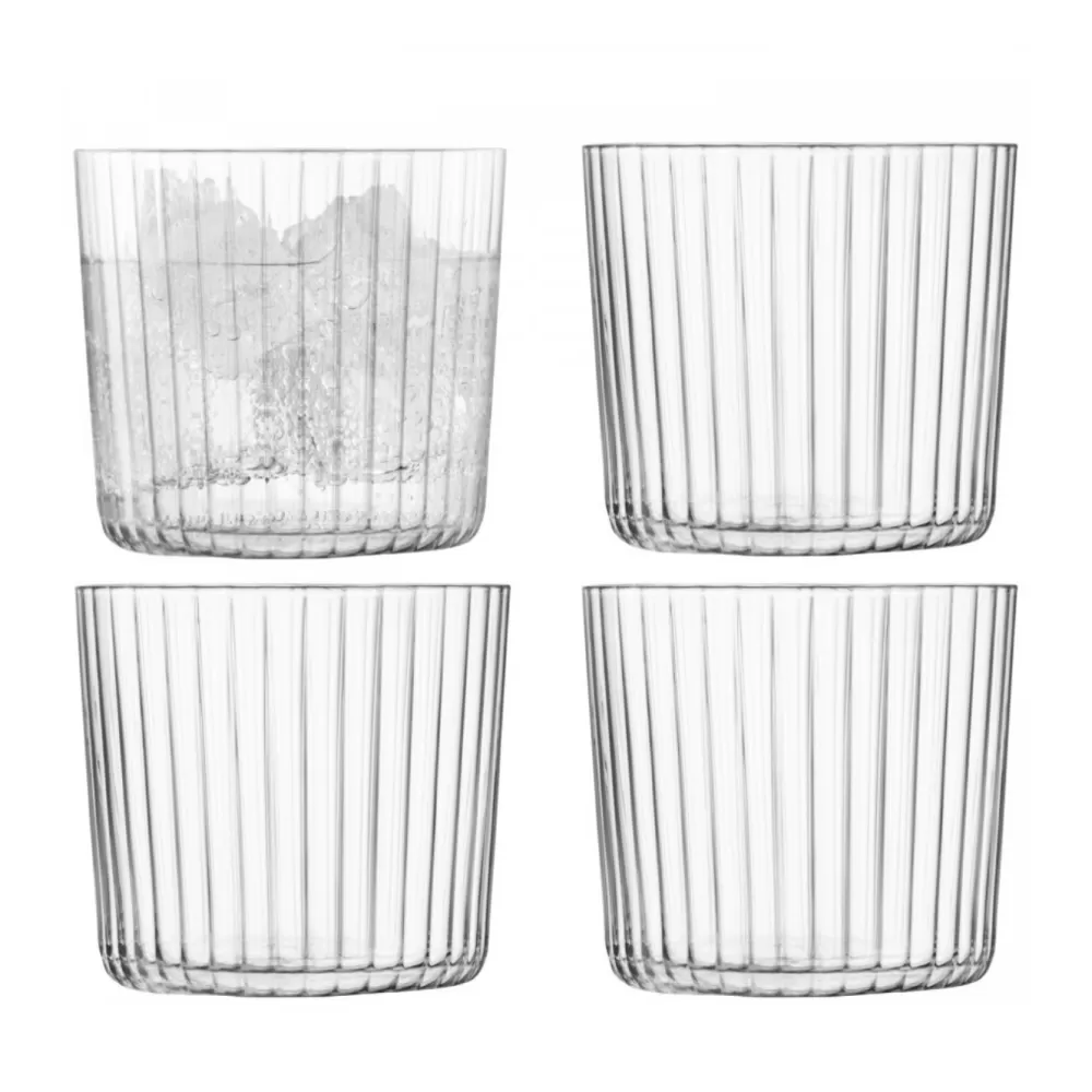 Cheap Lsa Gio Line Textured Tumblers (Set Of 4) Tumblers