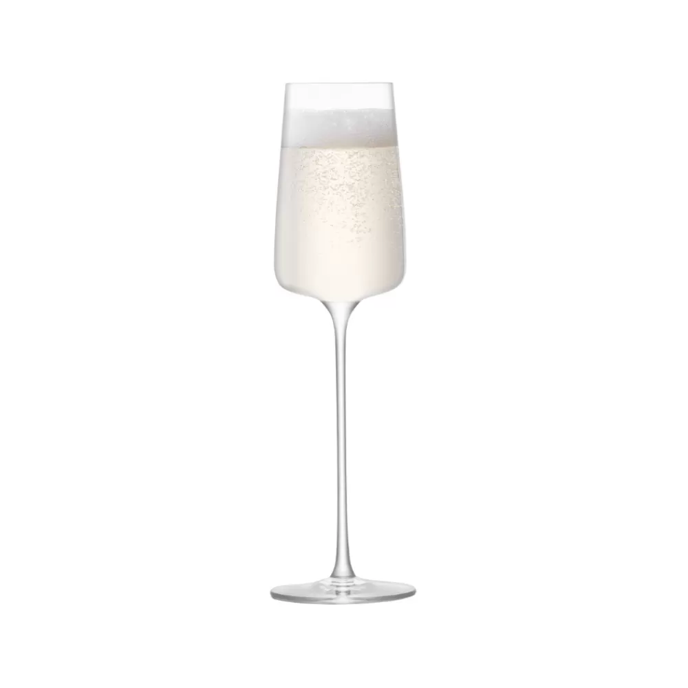 Fashion Lsa Metropolitan Champagne Flutes (Set Of 4) Wine