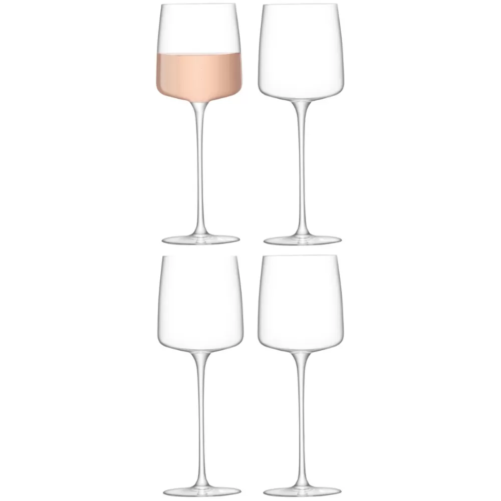 Shop Lsa Metropolitan White Wine Glasses (Set Of 4) Wine