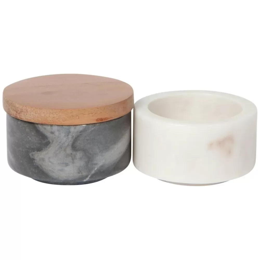 Fashion Marble Salt Cellar Garnishes