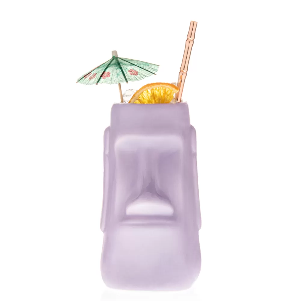 Flash Sale Mauve Moai Tiki Mug Tiki