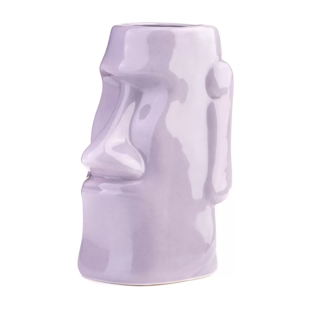 Flash Sale Mauve Moai Tiki Mug Tiki