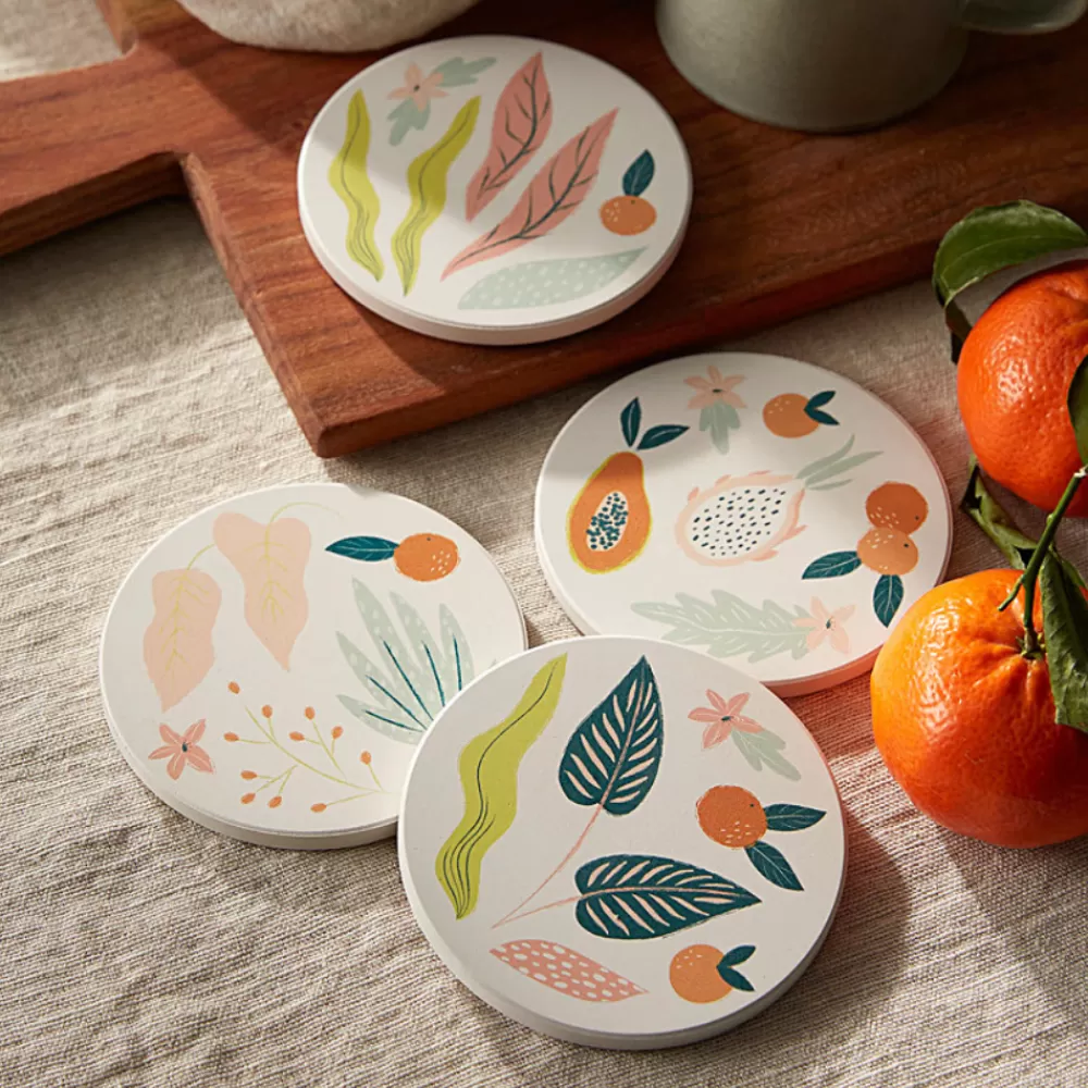 Discount Paradise Soak Up Coasters (Set Of 4) Coasters & Trays