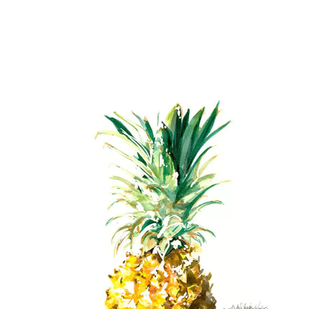 Cheap Pineapple Greeting Card Tiki