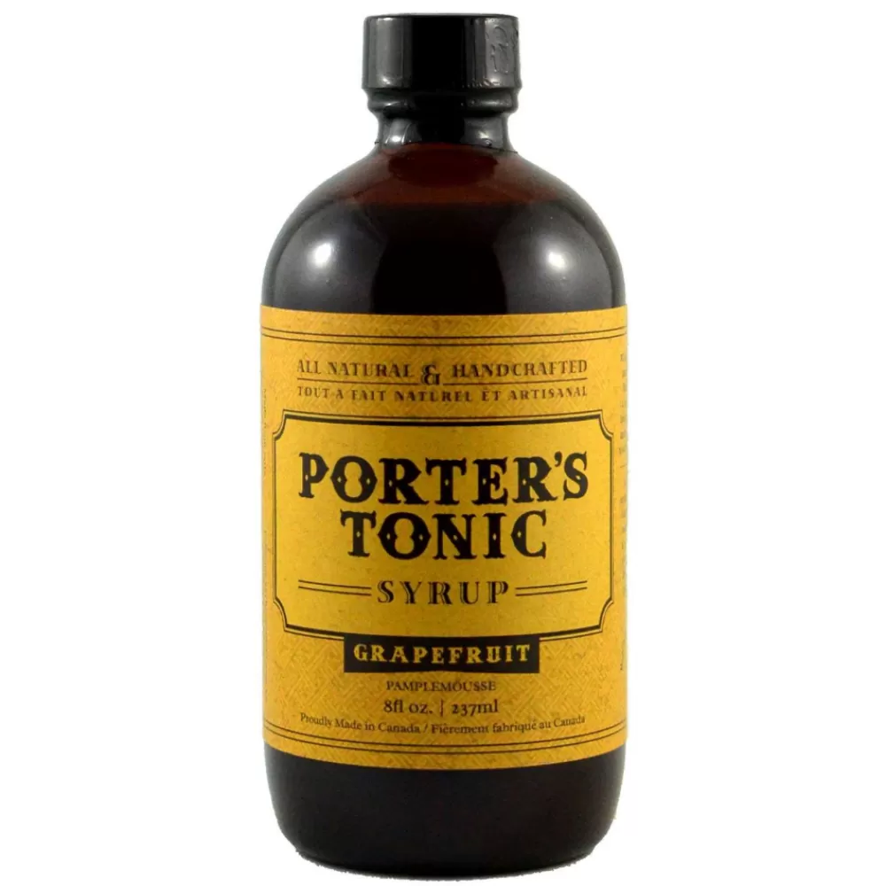 Hot Porter's Grapefruit Tonic Syrup Cocktail Mixers