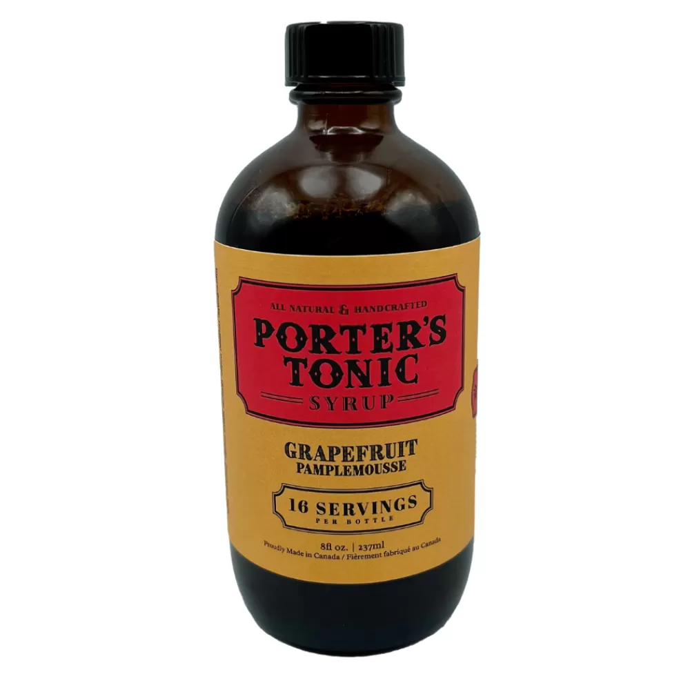 Hot Porter's Grapefruit Tonic Syrup Cocktail Mixers