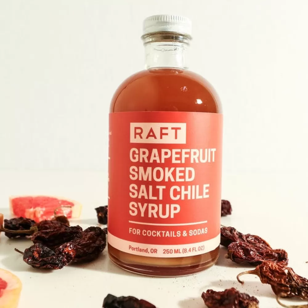 Discount Raft Grapefruit Chile & Smoked Salt Syrup Syrups