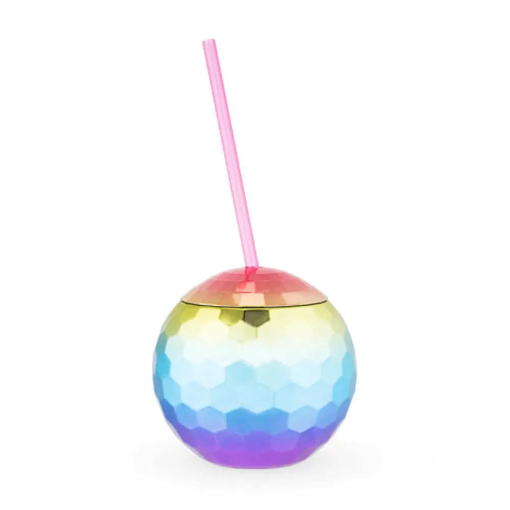 Clearance Rainbow Disco Ball Tumbler Tiki