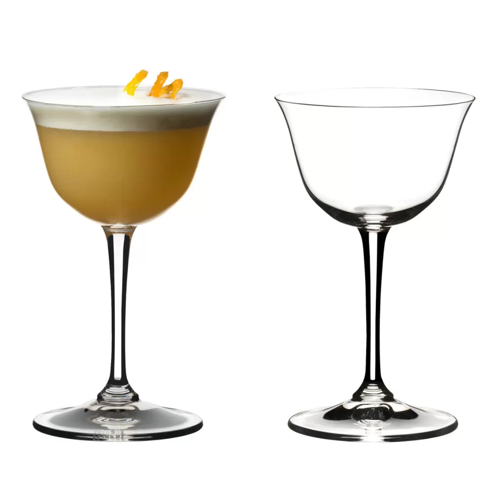 Cheap Riedel Sour Glasses (Set Of 2) Coupes / Nick & Nora