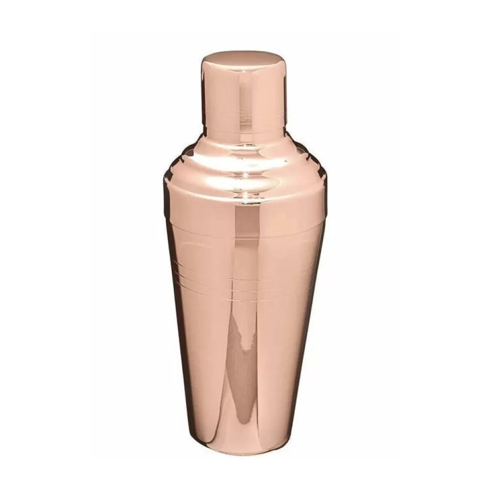 Cheap Rose Gold 3-Piece Cobbler Shaker - Shiny Shakers