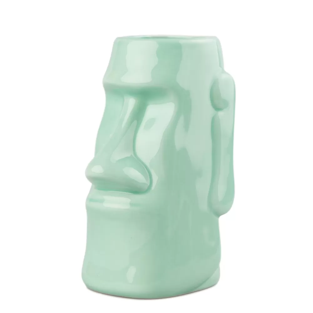 Cheap Seafoam Green Easter Island Tiki Mug Tiki Mugs