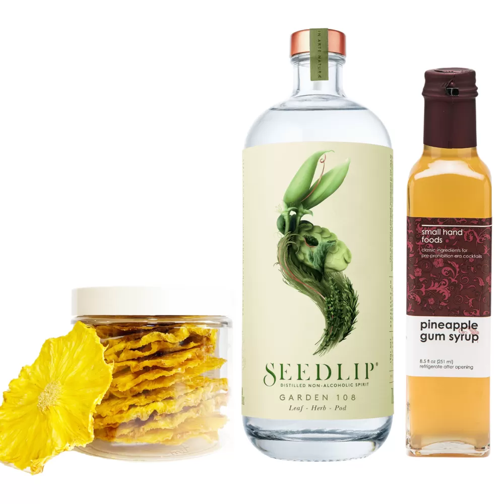 Cheap Seedlip Garden Pineapple Margarita Trio (Non-Alcoholic) Tiki