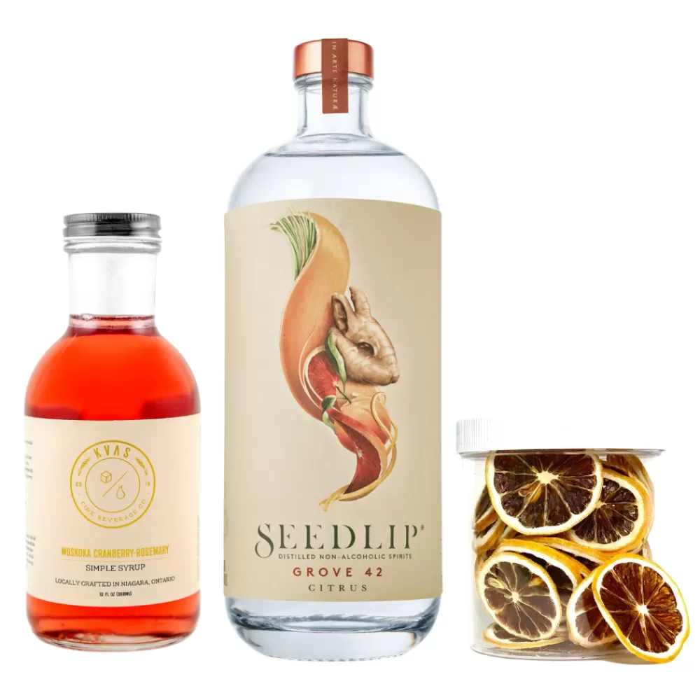 Online Seedlip Grove Cosnopolitan Trio (Non-Alcoholic) Ingredient Kits