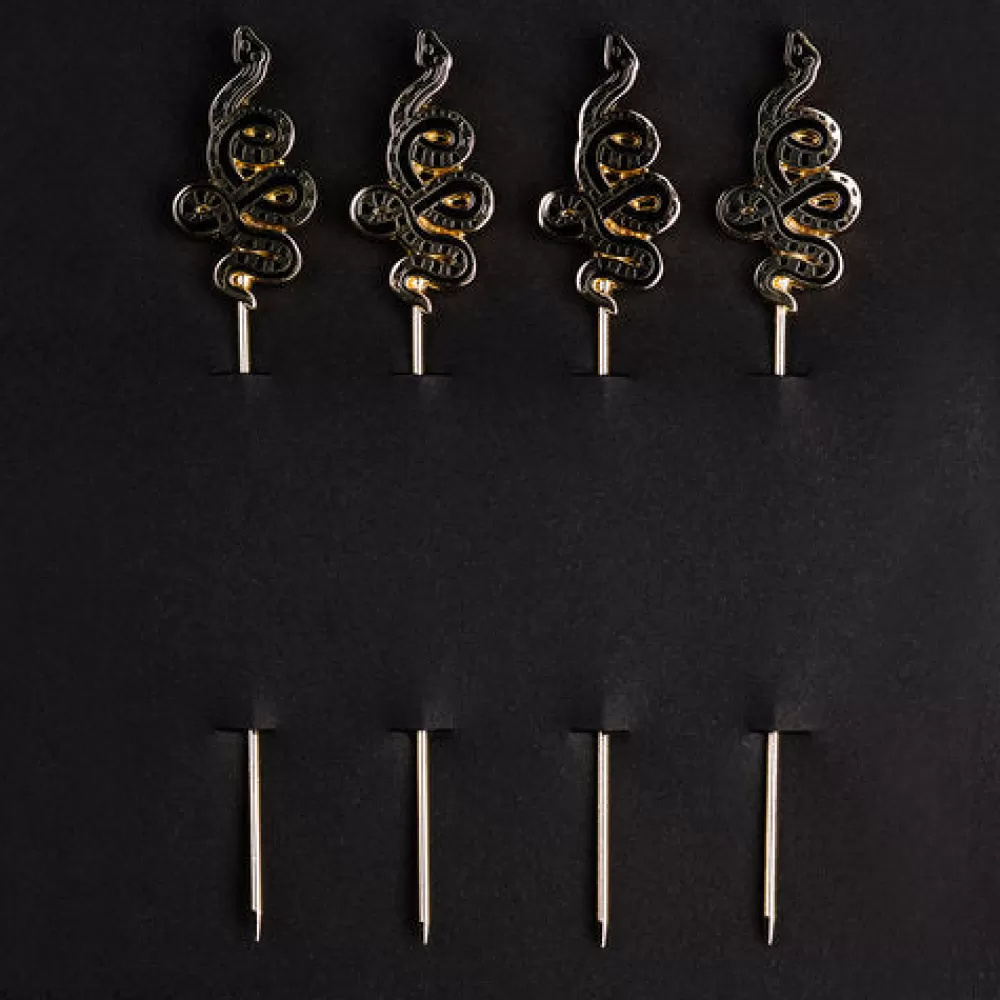 Hot Snake Cocktail Pins (Set Of 4) Garnishes