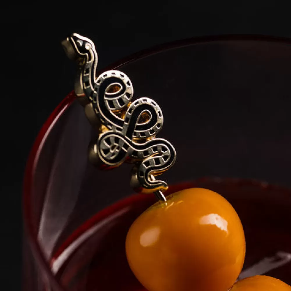 Hot Snake Cocktail Pins (Set Of 4) Garnishes