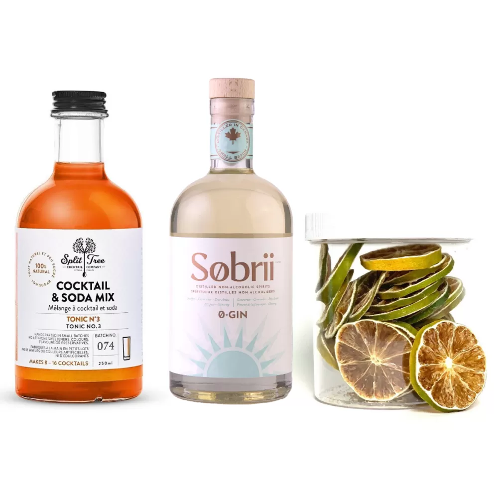 Best Sobrii Gin + Tonic Set (Non-Alcoholic) Ingredient Kits