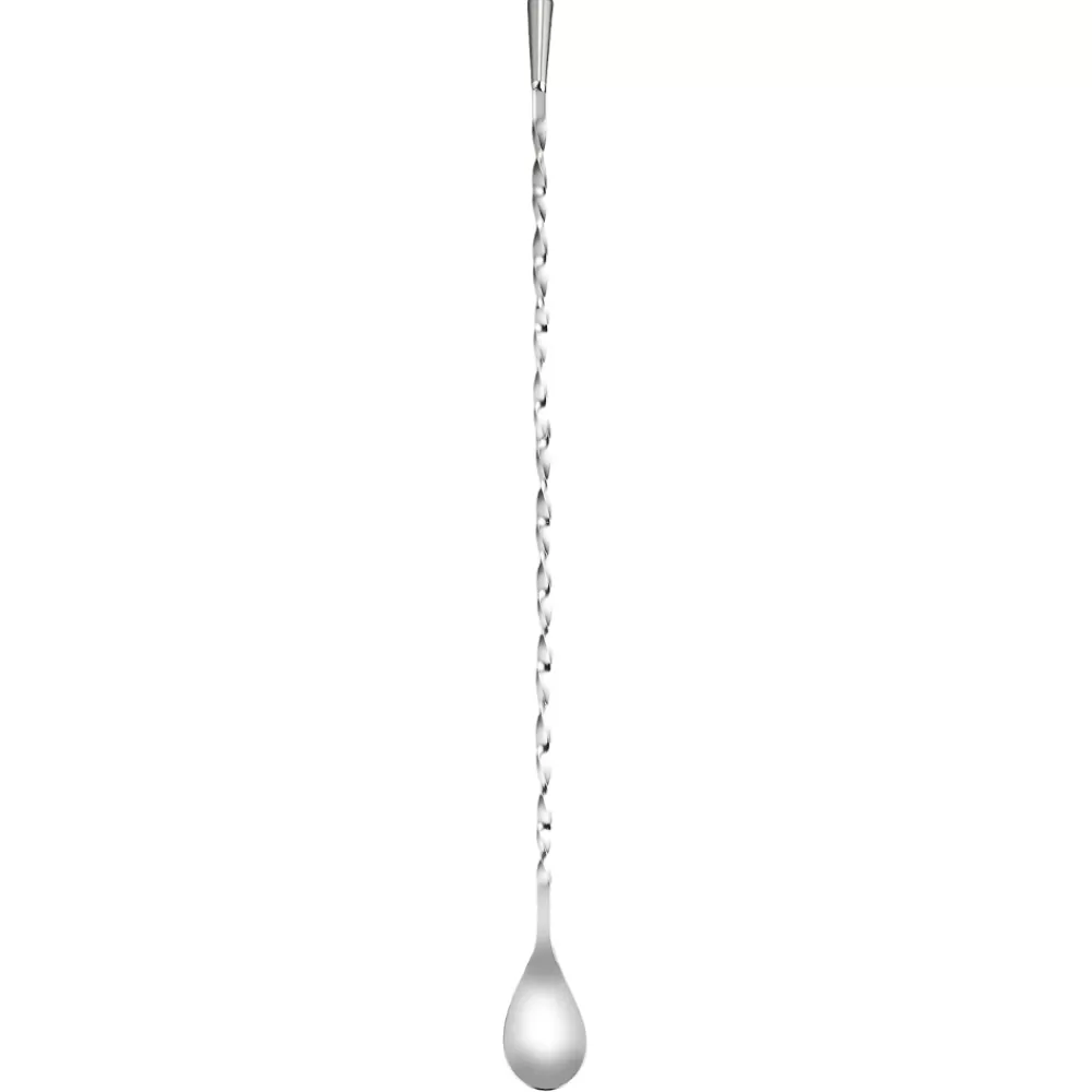 Outlet Stainless Steel Teardrop Spoon (40Cm) Bar Spoons + Muddlers