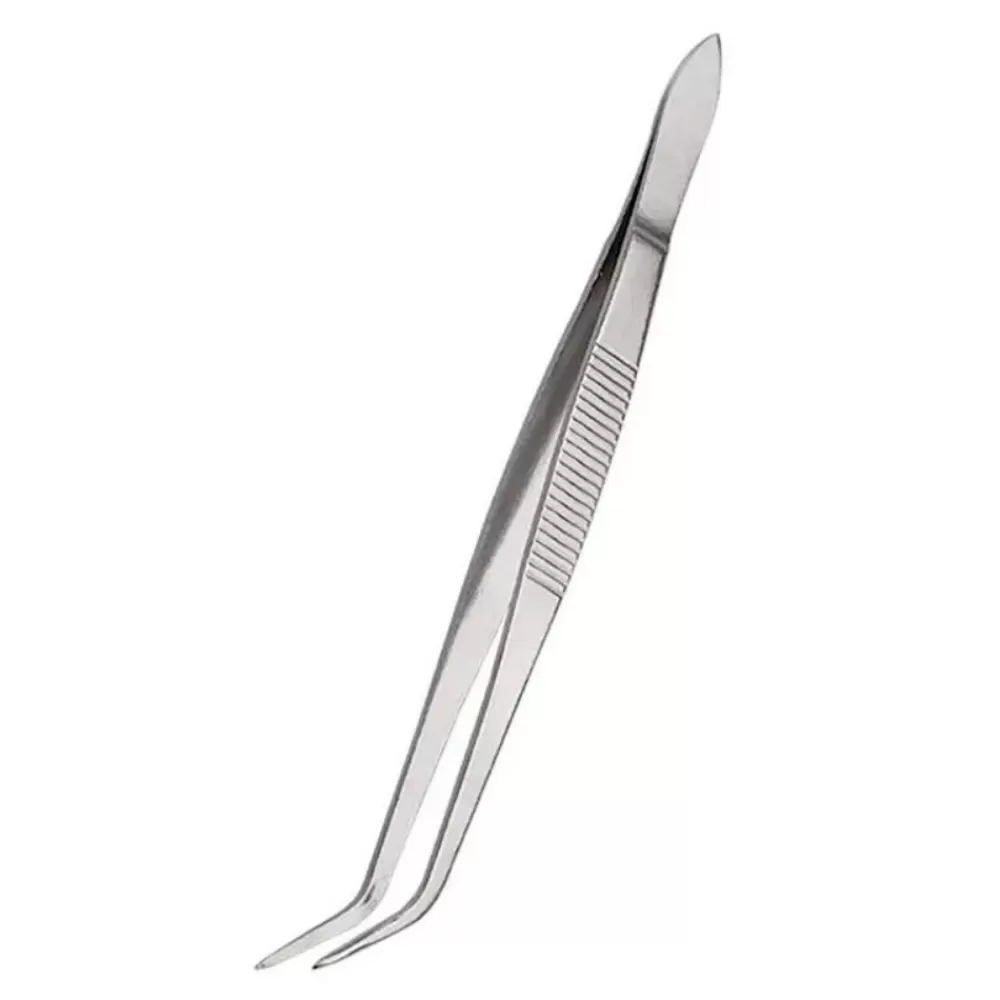 Store Stainless Steel Slanted Tip Garnish Tweezers Garnishes