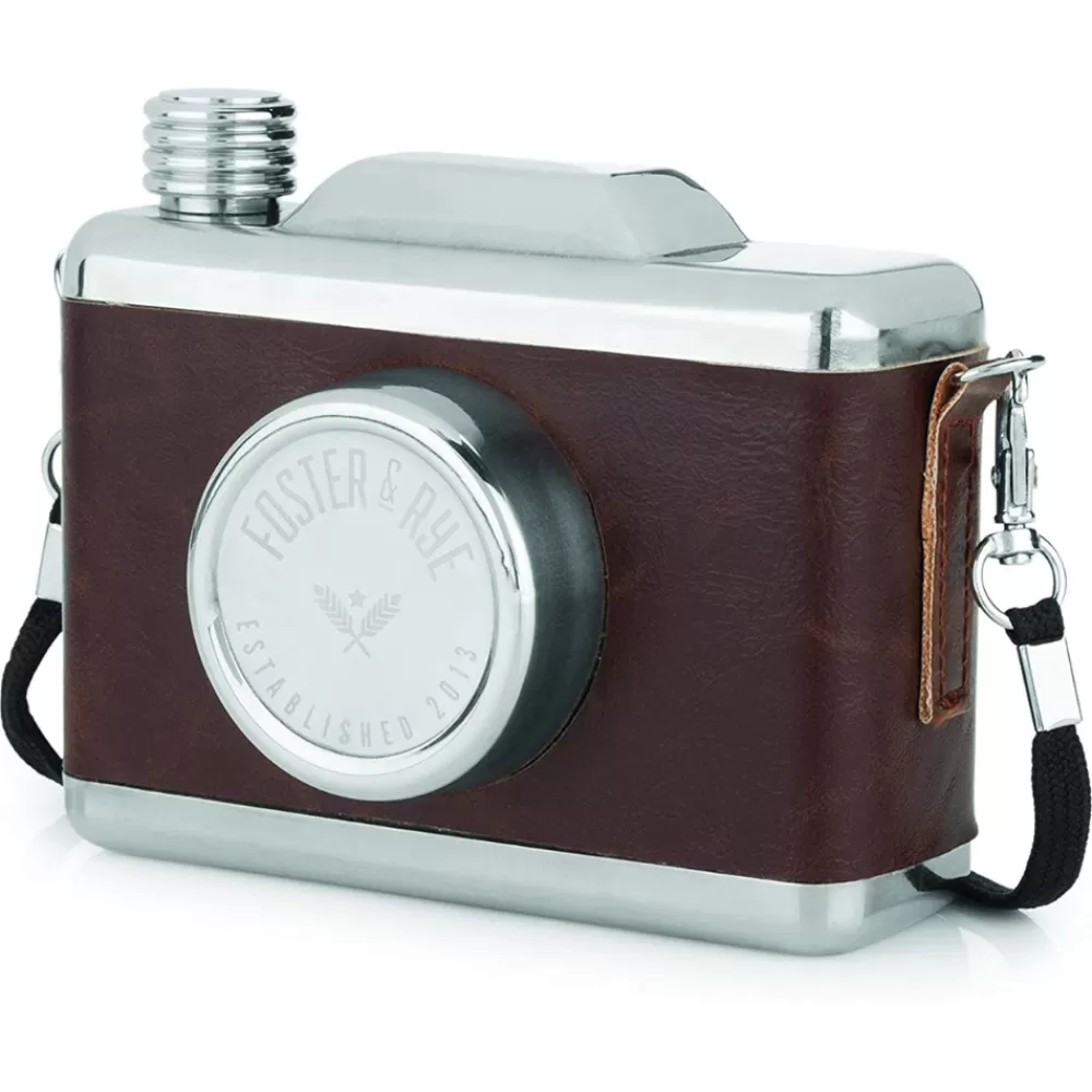 Fashion Stainless Steel Snapshot Flask Flasks