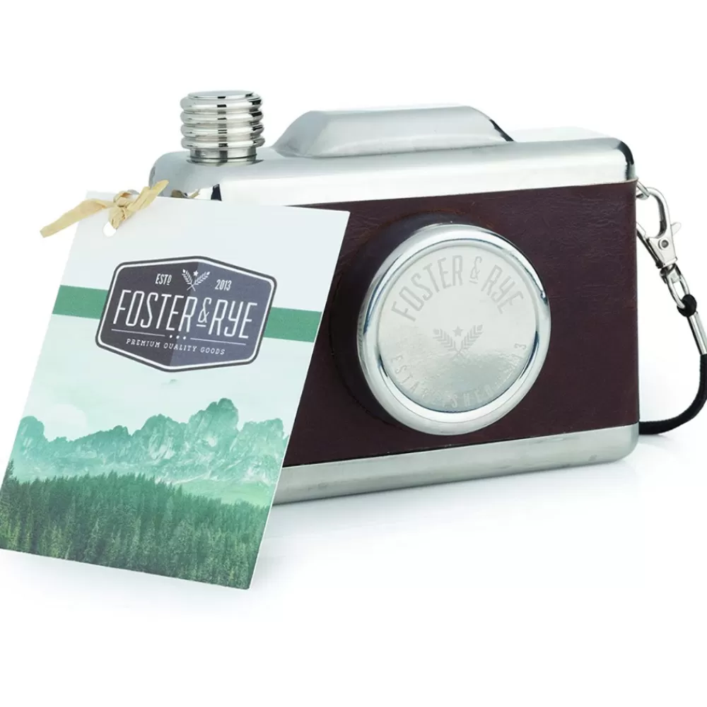 Fashion Stainless Steel Snapshot Flask Flasks