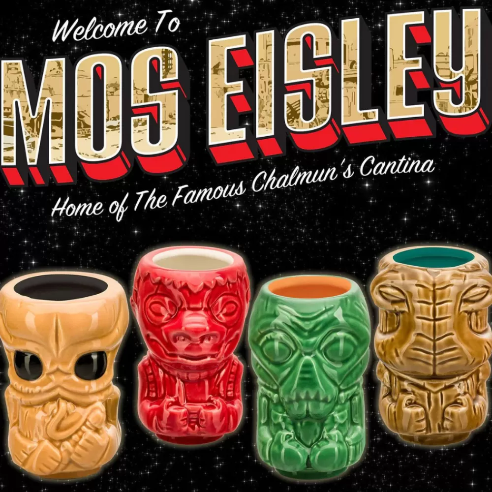 Outlet Star Wars Cantina Mini Muglets (Set Of 4) Tiki