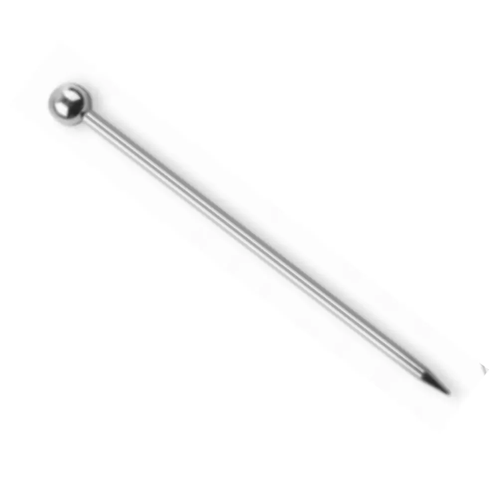 Fashion Steel Ball Cocktail Pin Garnishes