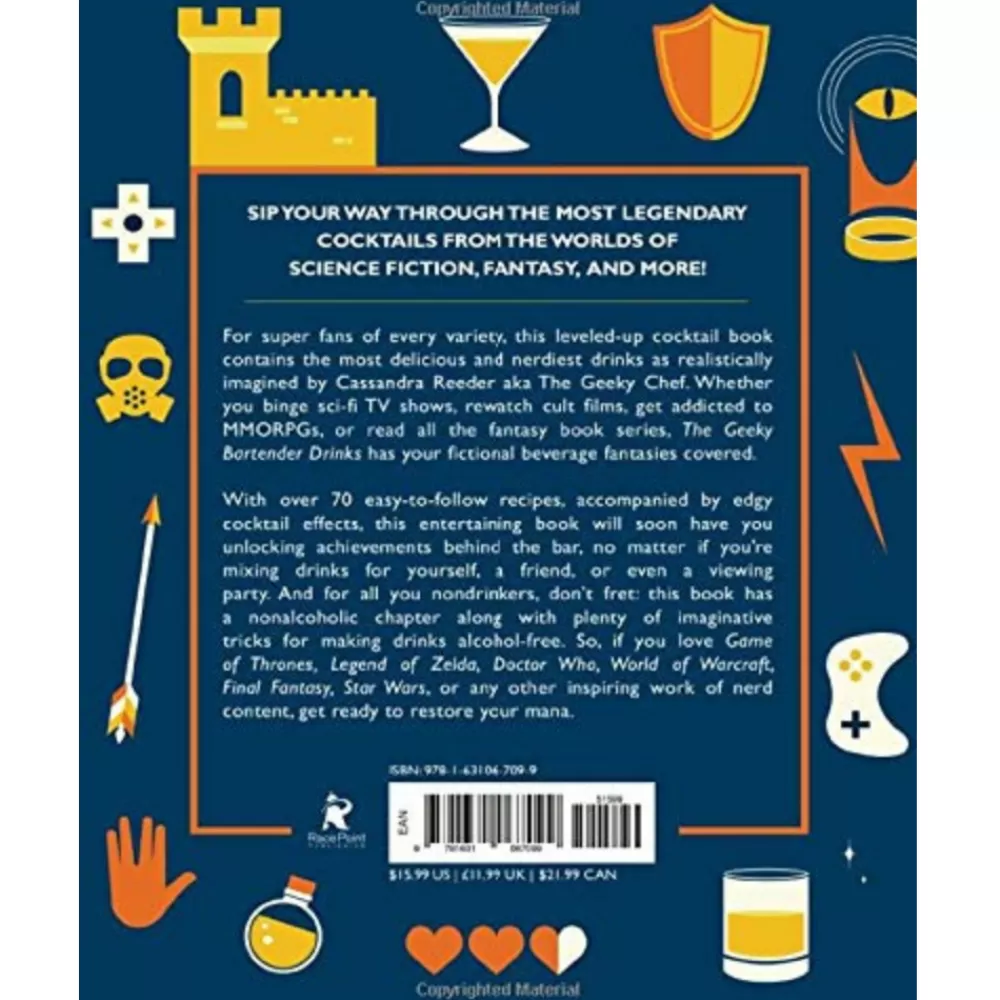 Outlet The Geeky Bartender Drinks: Real-Life Recipes For Fantasy Cocktails Books