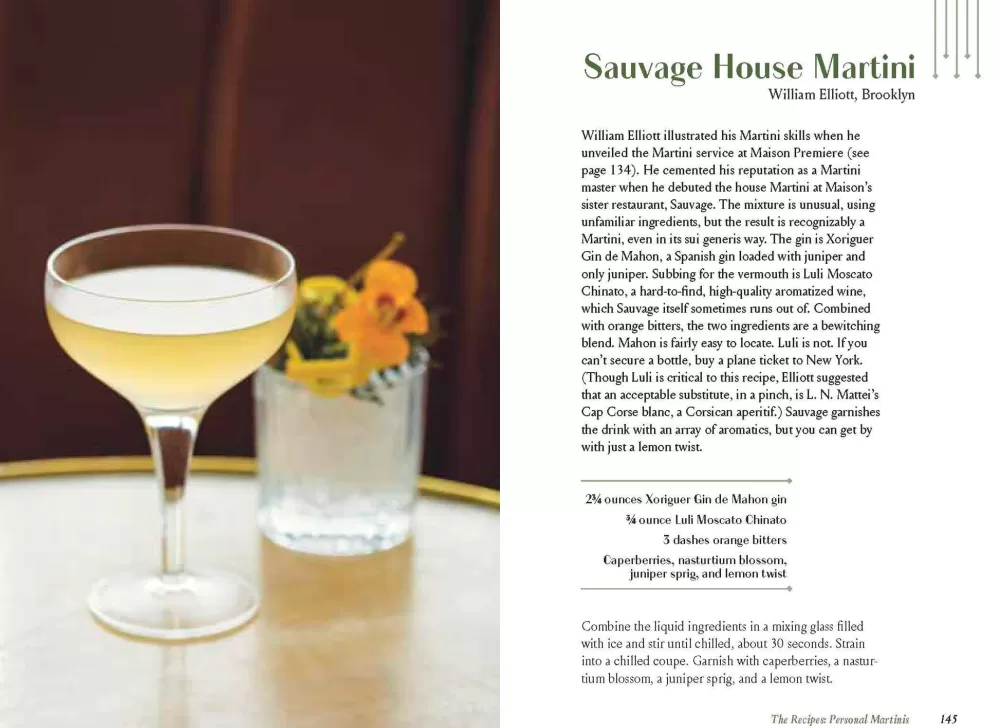 Flash Sale The Martini Cocktail: A Meditation On The World's Greatest Drink, With Recipes Books