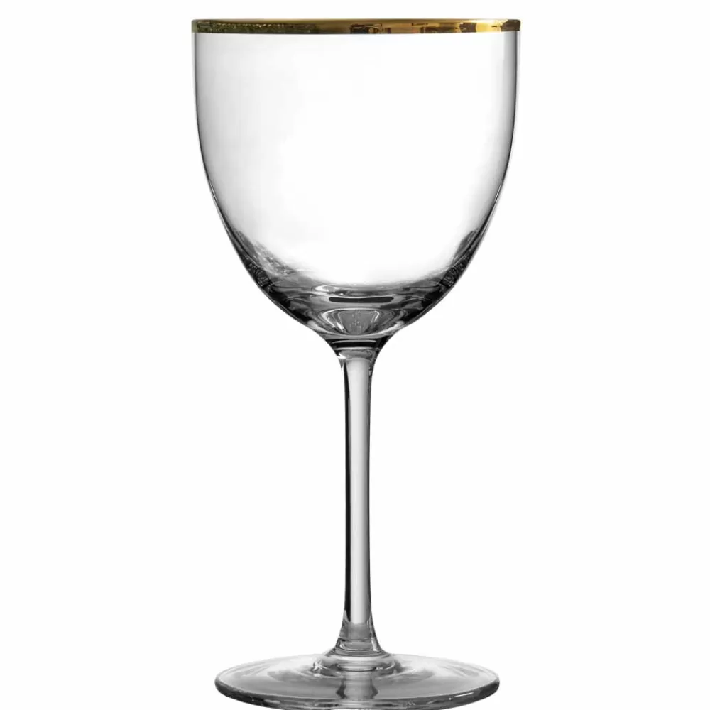 New Gold Rim Nick & Nora Glass Coupes / Nick & Nora