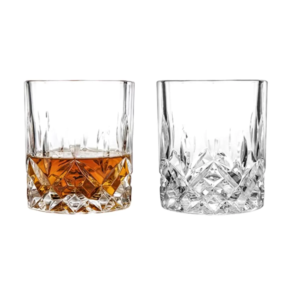 Discount Viski Admiral Cut Crystal Tumblers (Set Of 2) Tumblers