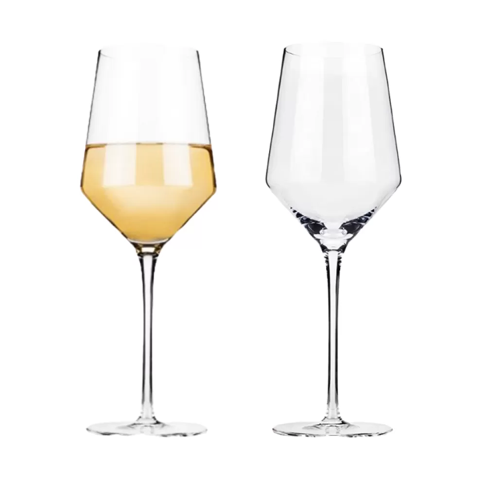 Hot Viski Crystal Chardonnay Glasses (Set Of 2) Wine